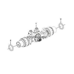 LGMG Off-Highway Dump Truck 2024 - Rear axle assy - E0801-2708010492