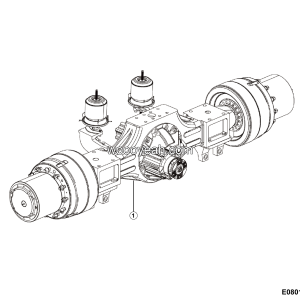 LGMG MT86H 2025 - Rear axle installation - E0801-2708010560