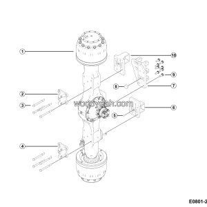 LGMG Off-Highway Dump Truck 2024 - Rear axle installation - E0801-2708010587.S1A