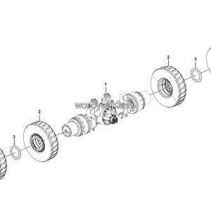 LGMG Off-Highway Dump Truck 2021 - Rear axle assy - E0806-2708010325