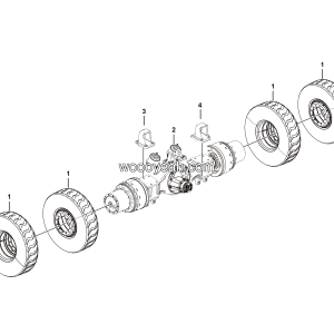 LGMG Off-Highway Dump Truck 2022 - Rear axle assy - E0809-2708010300