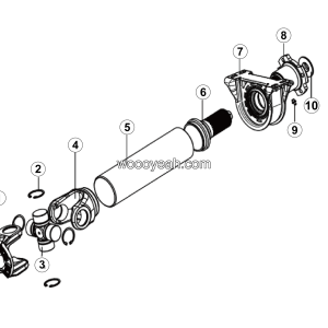 LGMG Off-Highway Dump Truck 2023 - Front drive shaft LG09-QCDZ-610 - F0700-4110706883