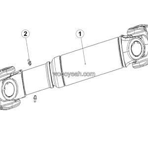 LGMG Mine Truck 2026 - Mid transmission shaft LG09-ZCDZ-1135 - F0700-4110707205