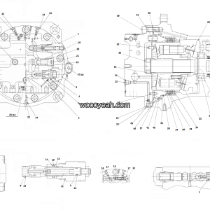 LGMG ？？2？？？？？？？？？？？o Hydrualic Excavator 2024 - Traveling motor MSF-340VP-337/228 - F0700-4120708281