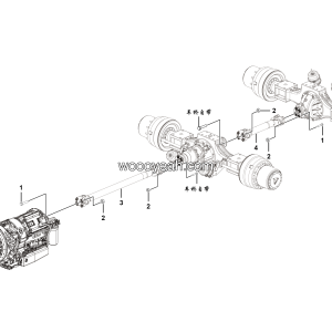 LGMG Off-Highway Dump Truck 2022 - Drive shaft assy - F0900-2709010207