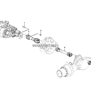 LGMG Off-Highway Dump Truck 2022 - Retarder drive shaft assy - F0900-2709010241
