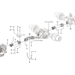 LGMG Off-Highway Dump Truck 2021 - Drive shaft assy - F0900-2709010332