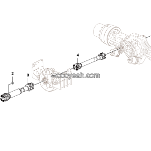 LGMG Off-Highway Dump Truck 2021 - Retarder drive shaft assy - F0900-2709010431