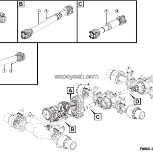 LGMG CMT96A 2025 - Drive shafts installation - F0900-2709010851.S1B