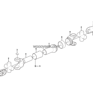 LGMG Off-Highway Dump Truck 2021 - Drive shaft assy - F0900-4110000822