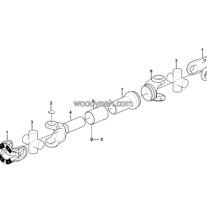 LGMG Off-Highway Dump Truck 2023 - Drive shaft assy - F0900-4110000823