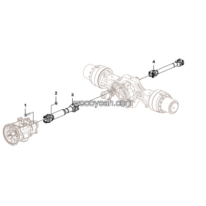 LGMG Off-Highway Dump Truck 2022 - Drive shaft assy - F0901-2709010206