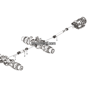 LGMG Off-Highway Dump Truck 2024 - Shaft-assembly - F0901-2709010618.S1A