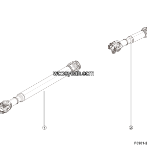 LGMG Off-Highway Dump Truck 2024 - Transmission shaft assy - F0901-2709010707