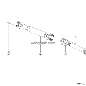LGMG RTH100 2025 - Drive shafts installation - F0901-2709010904.S1A