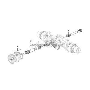 LGMG Off-Highway Dump Truck 2022 - Drive shaft assy - F0902-2709010186