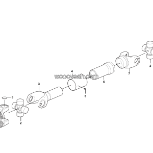 LGMG Off-Highway Dump Truck 2022 - Front drive shaft assy - F0903-4110000976