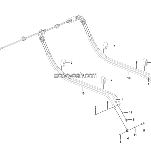 LGMG ？？2？？？？？？？？？？？o Hydrualic Excavator 2024 - Boom line（to MHRB valve） - F1202-2612020188