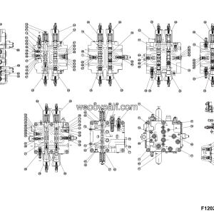 LGMG Hydraulic excavator 2025 - Main valve hvme700b-000000-05t - F1202-4120714870
