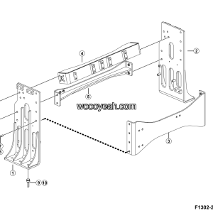 LGMG Hydraulic excavator 2025 - Bracket wldmt - F1302-2613021159.S1A