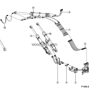 LGMG ？？2？？？？？？？？？？？o Hydrualic Excavator 2024 - Work hyd assy - F1302-2613021266.S1B