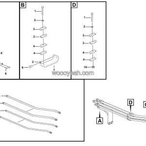 LGMG ？？2？？？？？？？？？？？o Hydrualic Excavator 2024 - Hydraulic pipeline - F1600-2616000060.S