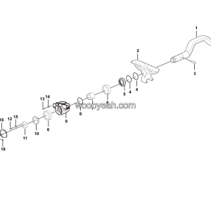 LGMG MT60D Mine Truck - Balance suspension assy - G0700-4110702196