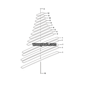 LGMG Off-Highway Dump Truck 2022 - Rear leaf spring assy LG12-15*5*120*27 - G1100-4110705819