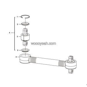 LGMG Mine Truck Mine Truck - Upper the propelling rod assembly - G1200-2712010386