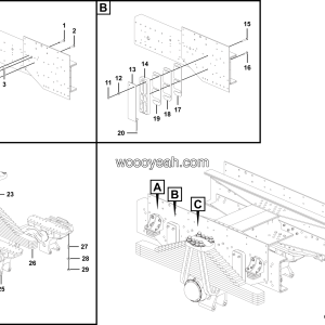 LGMG Mine Truck Mine Truck - Rear suspension assembly - G1200-2712010898