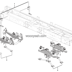 LGMG MT86H Mine Truck - Suspension assy - G1200-2712011411
