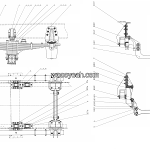 LGMG Off-Highway Dump Truck 2020 - Front leaf spring installation assy - G1200-2712012431