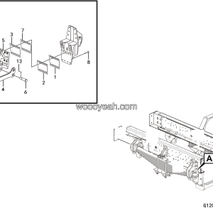 LGMG Off-Highway Dump Truck 2024 - Front suspension beam installation assy MT86H - G1200-2712017165