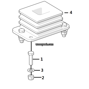 LGMG Off-Highway Dump Truck 2023 - Suspension limit block installation 5698H10 - G1200-2712017174