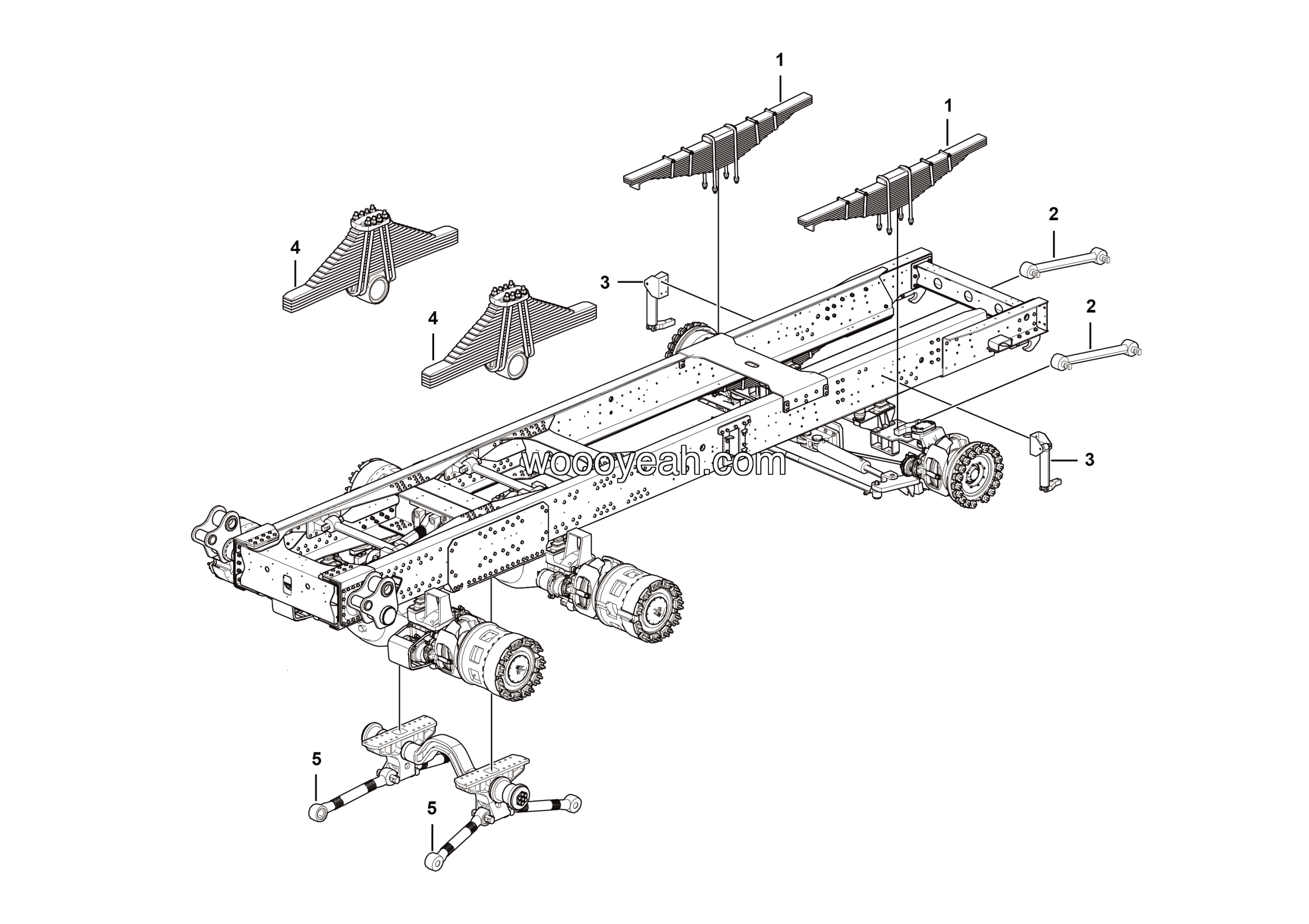 LGMG Off-Highway Dump Truck 2022 - Suspension assy - G1200-2712017181