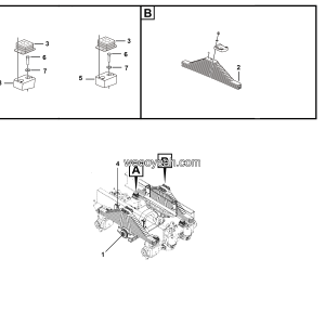LGMG Off-Highway Dump Truck 2023 - Rear leaf spring installation assy - G1200-2712017369
