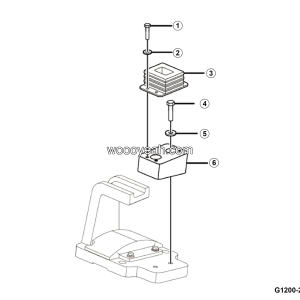 LGMG Off-Highway Dump Truck 2024 - Rear axle stop block assy - G1200-2712018043.S1A