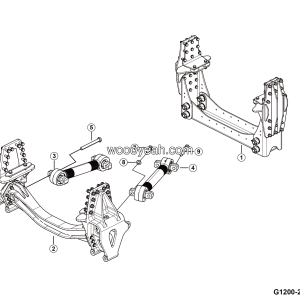 LGMG Off-Highway Dump Truck 2024 - FR guide mechanism installation - G1200-2712018144.S1A