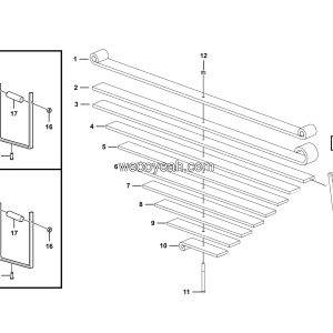LGMG Road Sprinkler 2024 - Right front leaf spring assy - G1200-4110000810