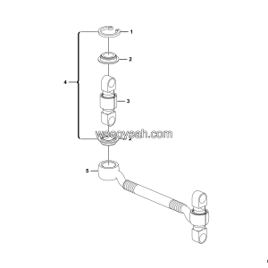 LGMG Off-Highway Dump Truck 2022 - Lower thrust rod assy - G1200-4110001030
