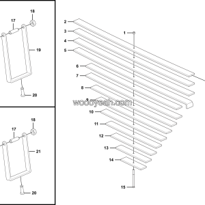 LGMG Mine Truck Mine Truck - Front the spring assembly - G1200-4110001205