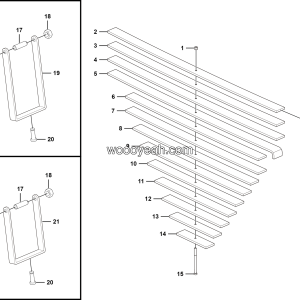 LGMG MT86H Mine Truck - Front leaf spring assy - G1200-4110002083