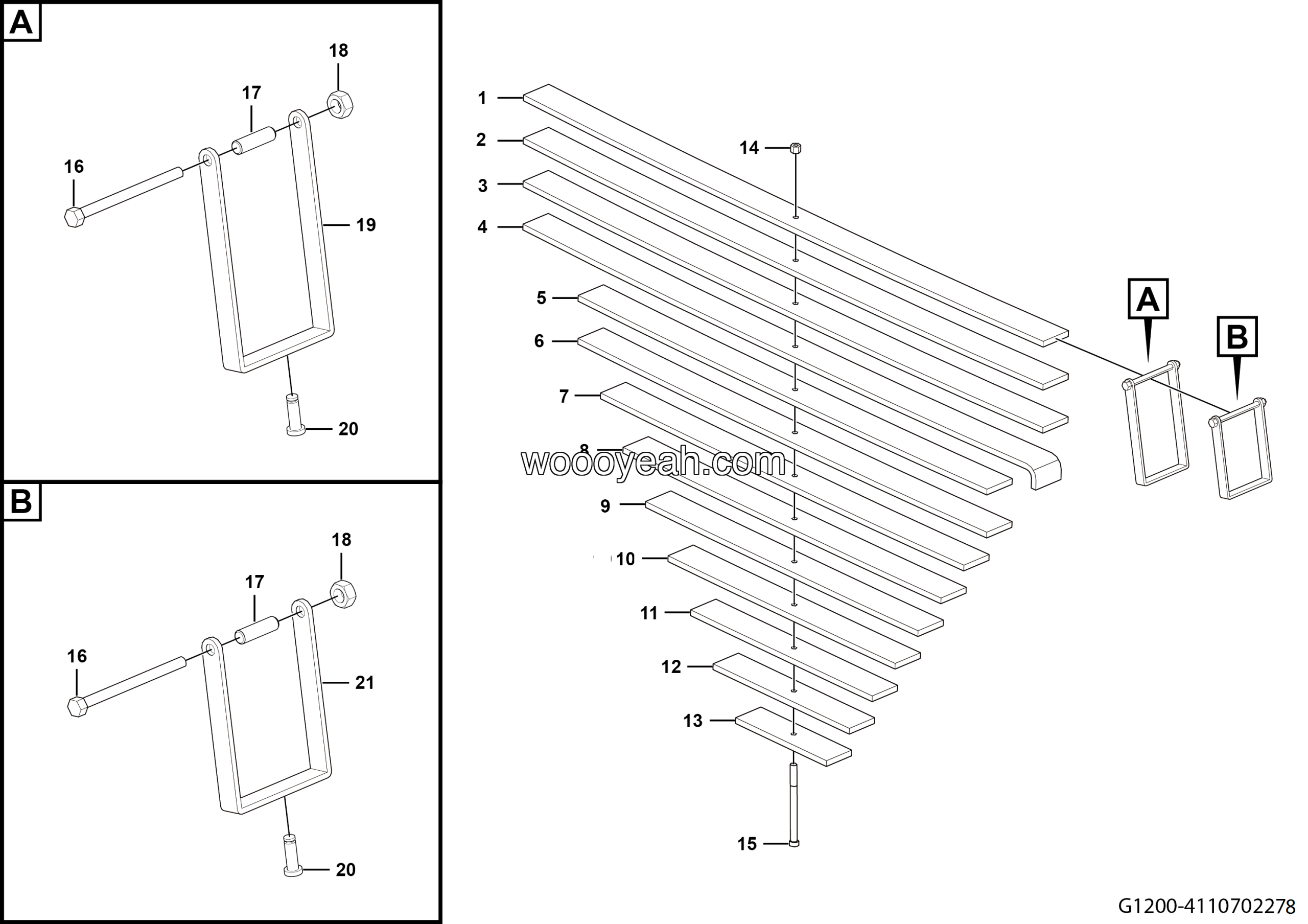 LGMG MT86H 2025 - Front leaf spring assy - G1200-4110702278