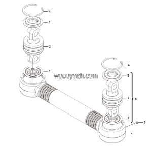 LGMG Off-Highway Dump Truck 2024 - Upper thrust rod assy LG12-698 - G1200-4110703194