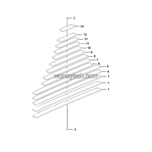 LGMG Off-Highway Dump Truck 2023 - Rear leaf spring assy - G1200-4110705818
