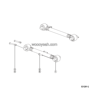 LGMG ？？？a？2？？？？？？？°a？2？¨？？？| 2025 - Front thrust rod install assembly - G1201-2712011413.S1A