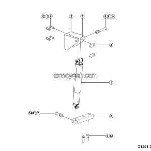 LGMG ？？？a？2？？？？？？？°a？2？¨？？？| 2025 - Shock absorber assembly - G1201-2712011414.S1A