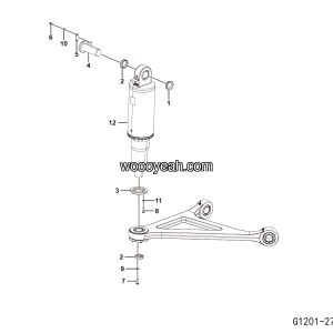 LGMG Off-Highway Dump Truck 2022 - Front oil and gas spring assy - G1201-2712017122