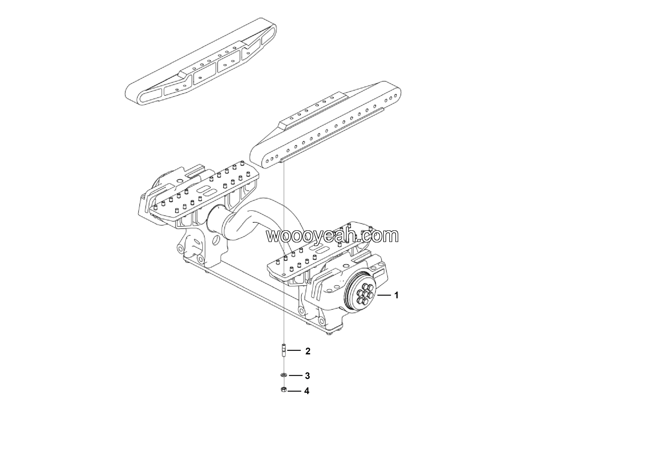 LGMG Off-Highway Dump Truck 2023 - Balance shaft assy 136 - G1201-2712017269