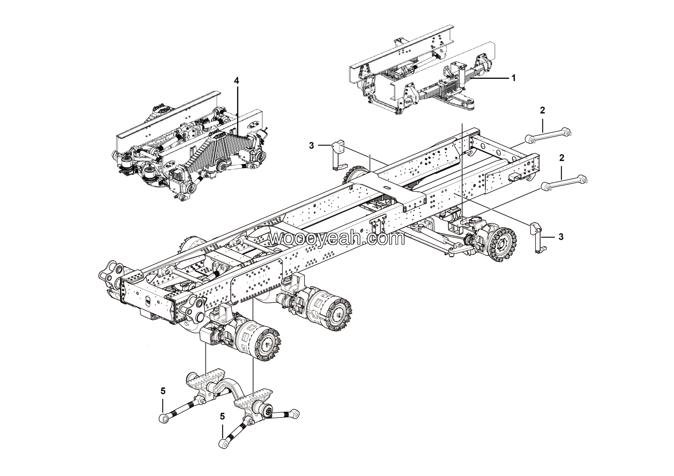 LGMG Off-Highway Dump Truck 2023 - Suspension assy - G1201-2712017300